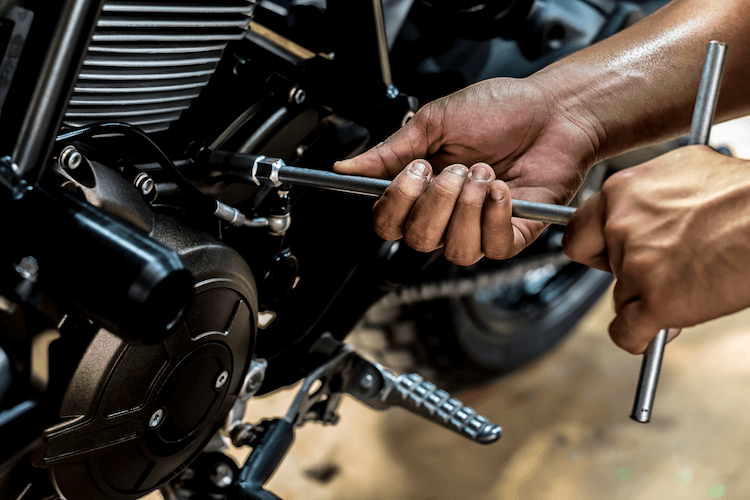 Key Collision Motorcycle Repair