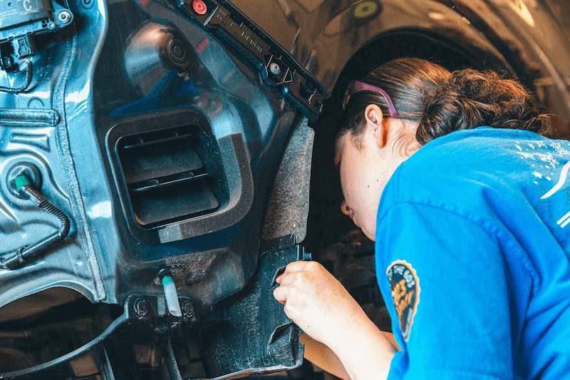 Key Collision Car Fender Repair